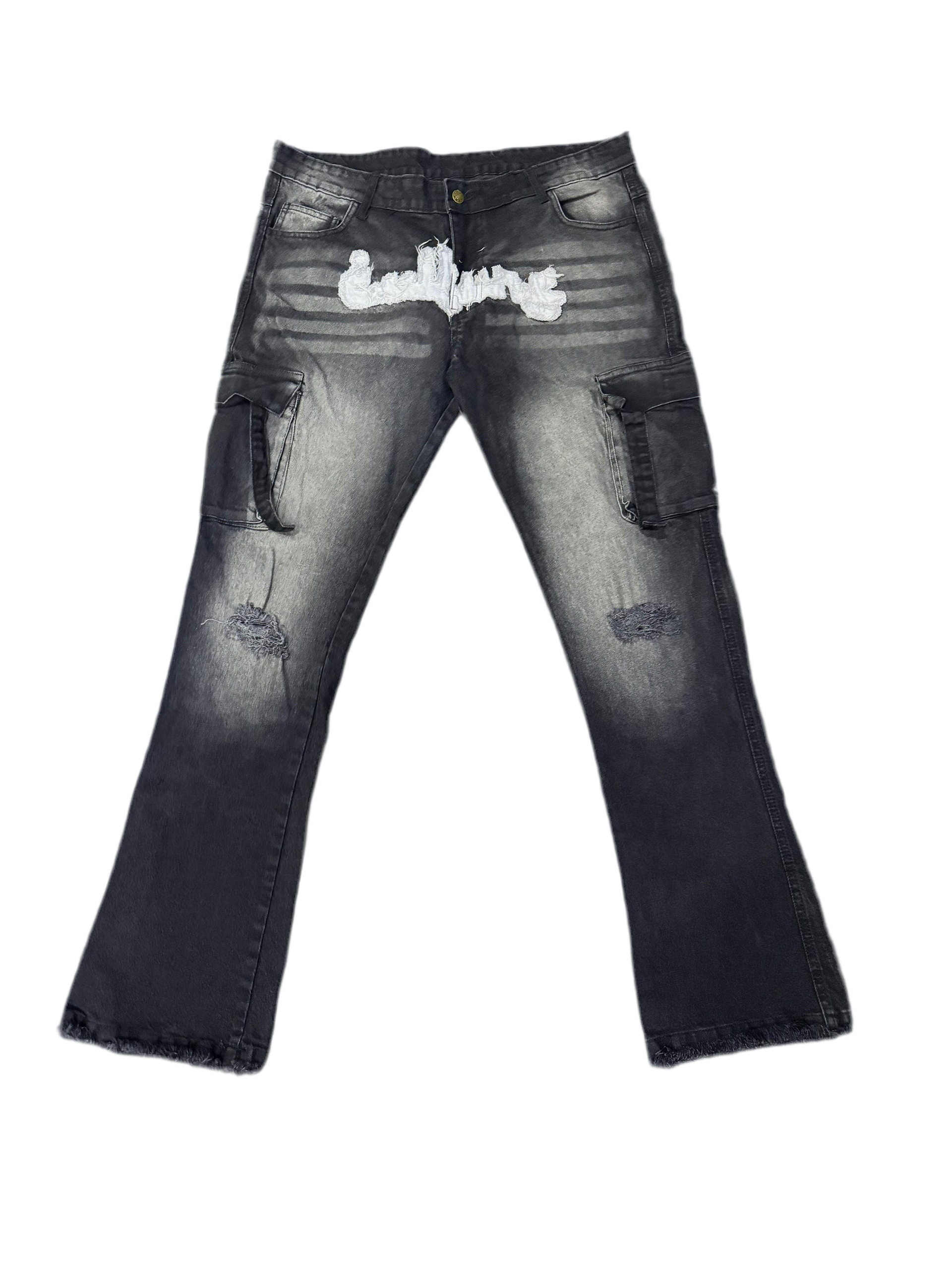 “Culture Script” Cargo Jeans
