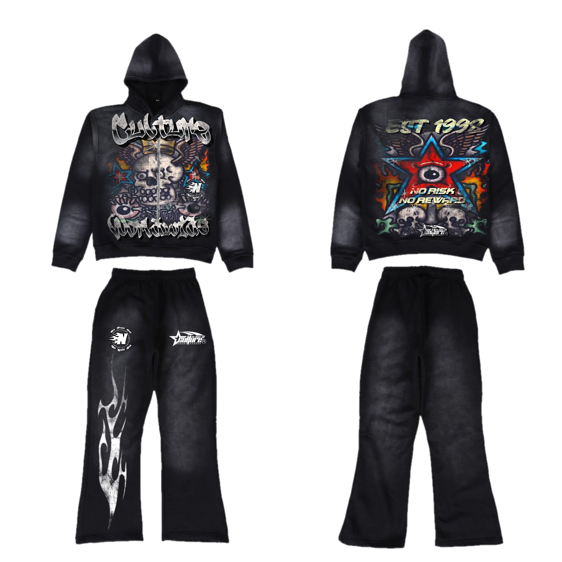 "No Risk No Reward" Sun-dried set